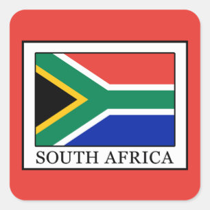 Südafrika Quadratischer Aufkleber