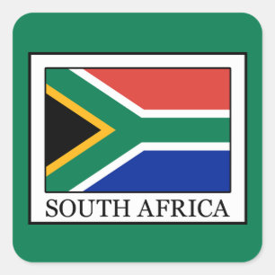 Südafrika Quadratischer Aufkleber