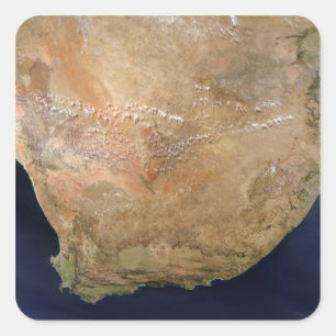 Südafrika Quadratischer Aufkleber