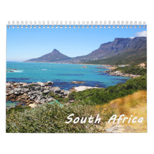 Südafrika-Reise-Bestimmungsort-Foto-Kalender Kalender