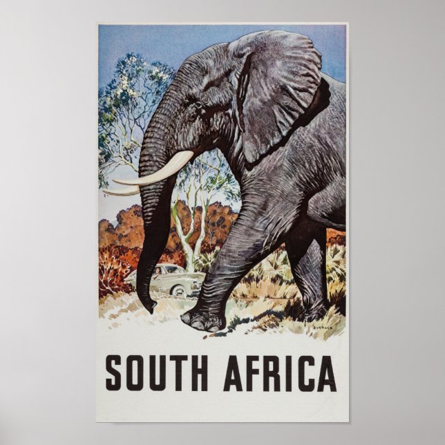 Südafrika Reiseplakat (2) Poster (Vorne)