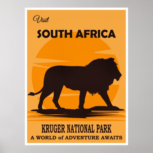 Südafrika-Reiseplakat Poster (Vorne)