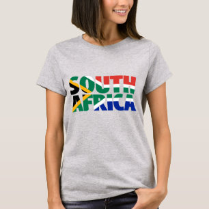 Südafrika Roots Südafrikanische Flagge Braai T-Shirt