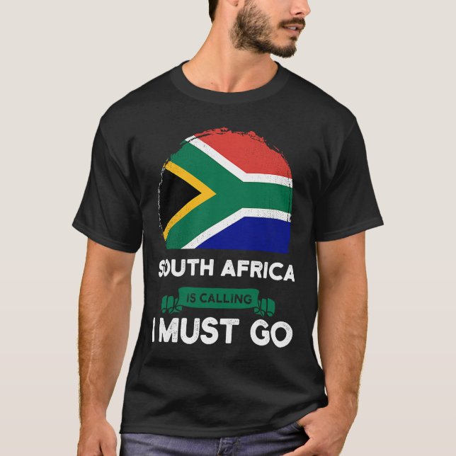 Südafrika ruft dazu auf, nach Südafrika zu gehen T-Shirt (Vorderseite)