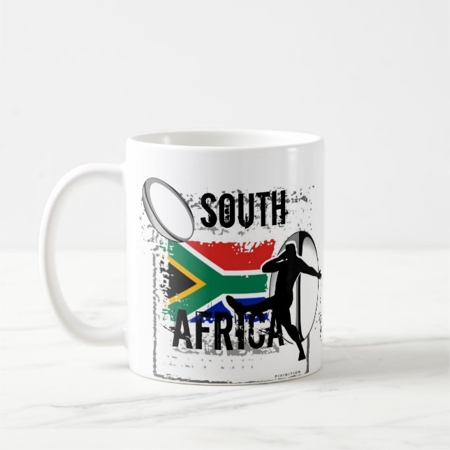 Südafrika-Rugby-Tasse Kaffeetasse (Links)