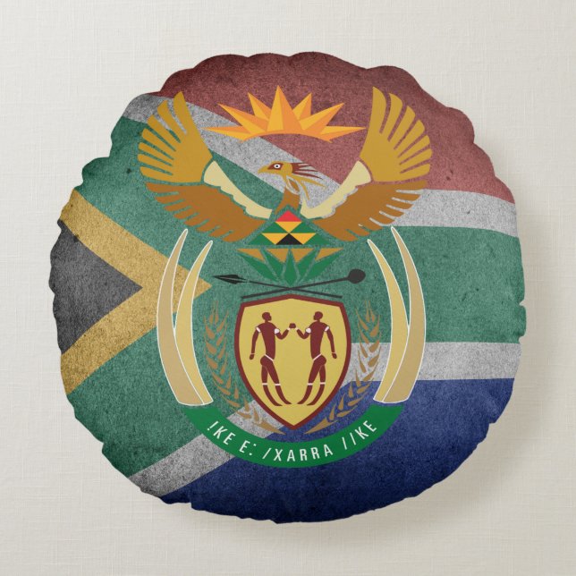 Südafrika Rundes Kissen (Vorderseite)