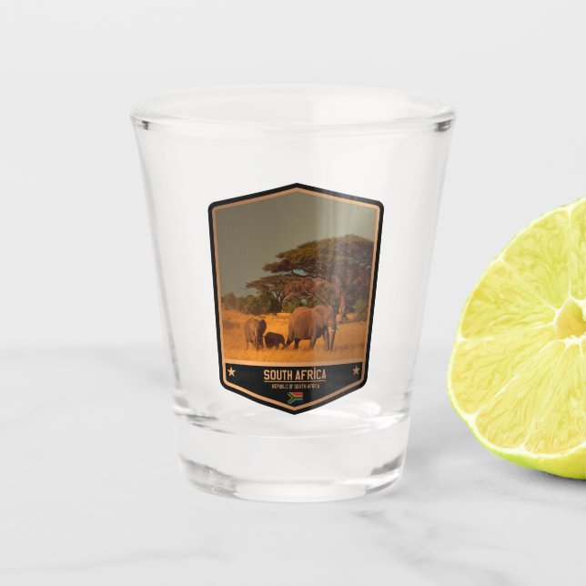 Südafrika Schnapsglas (Vorderseite)
