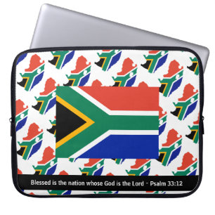 SÜDAFRIKA Selige Nation Laptopschutzhülle