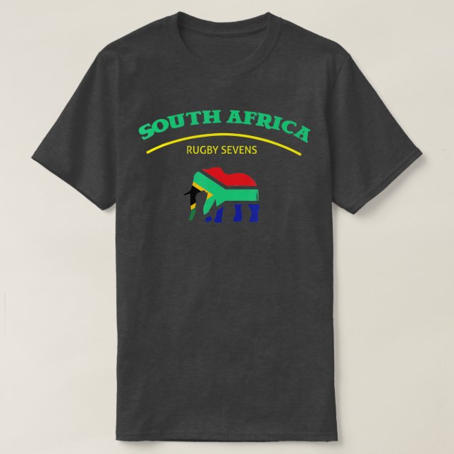 Südafrika Springbok Rugby 2018 T-Shirt (Design vorne)