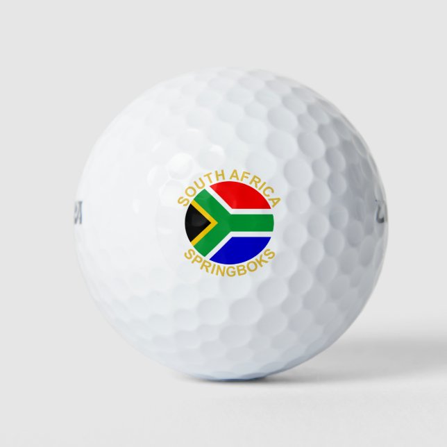 Südafrika Springboks Golfball (Vorderseite)