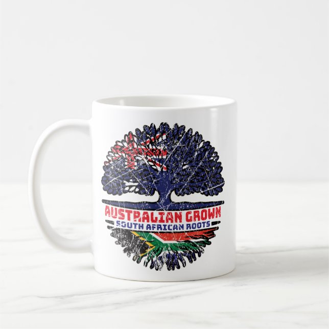 Südafrika Südafrikanisches Australien Kaffeetasse (Links)