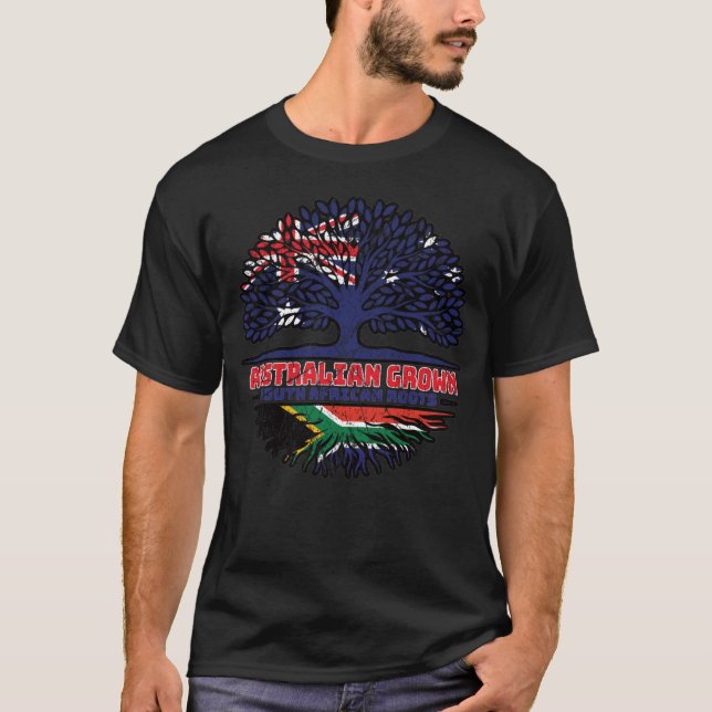 Südafrika Südafrikanisches Australien T-Shirt (Vorderseite)