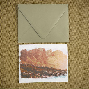 Südafrika Tafelberg Postkarte