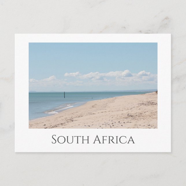 Südafrika Velddrif Beach Ocean View Nature Postkarte (Vorderseite)