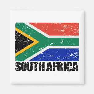 Südafrika-Vintage-Flagge Magnet