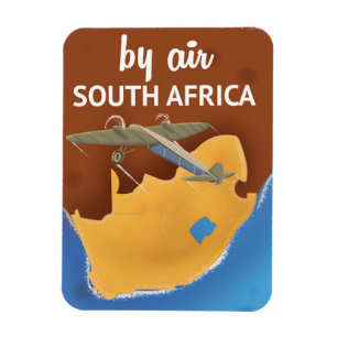 Südafrika Vintage Travel Poster Magnet