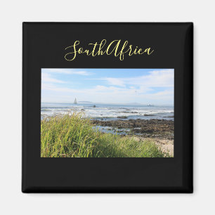 Südafrika Wasser Ozean Yacht Landschaft Magnet