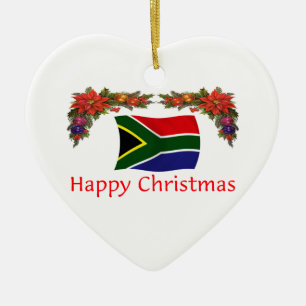 Südafrika-Weihnachten Keramikornament