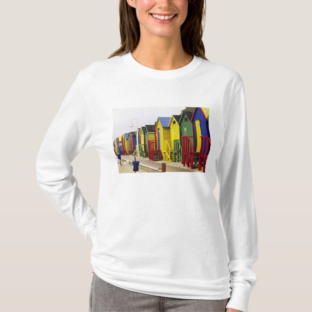 Südafrika, Western Cape, St. James.farbig T-Shirt (Vorderseite)