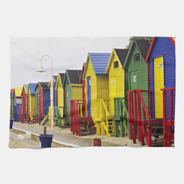 Südafrika, Westkap, St James. Bunt Handtuch (Horizontal)