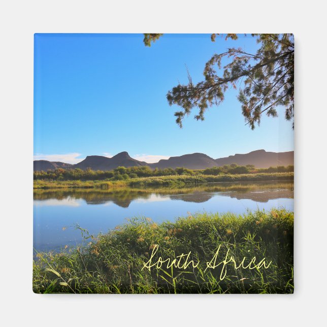 Südafrika ZA Orange River Landschaftsbild Magnet (Vorne)