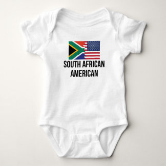 Südafrikanische amerikanische Flagge Baby Strampler