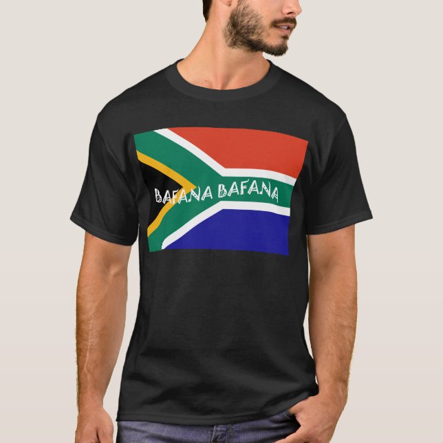 SÜDAFRIKANISCHE BAFANA FLAGGE T-Shirt (Vorderseite)