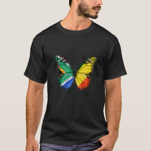 Südafrikanische Congon-Flag-Butterfly T-Shirt