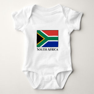 Südafrikanische Flagge Baby Strampler