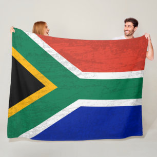 Südafrikanische Flagge - Ein Tapestry aus Südafrik Fleecedecke