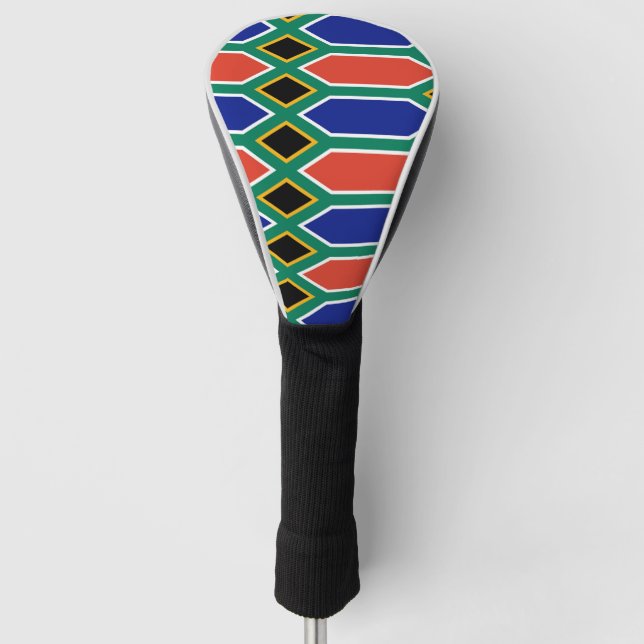 Südafrikanische Flagge für Südafrika Golf Headcover (Vorderseite)