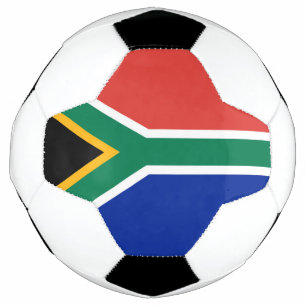 Südafrikanische Flagge Fußball