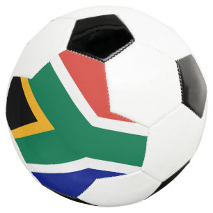 Südafrikanische Flagge Fußball