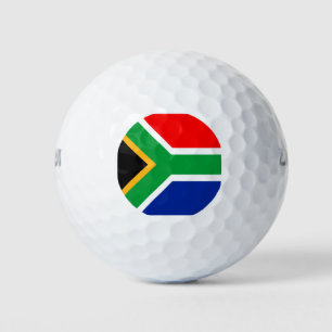 Südafrikanische Flagge Golfball