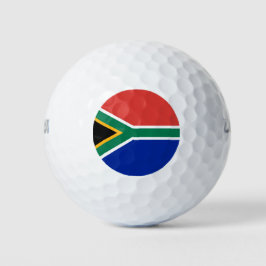 Südafrikanische Flagge Golfball