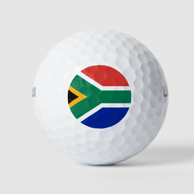 Südafrikanische Flagge Golfball (Vorderseite)