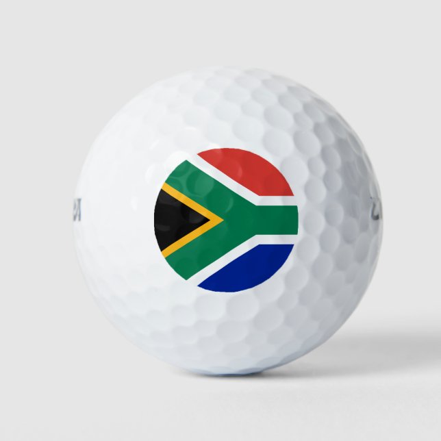 Südafrikanische Flagge Golfball (Vorderseite)