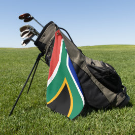 Südafrikanische Flagge - Golfurlaub in Afrika /Spo Golfhandtuch
