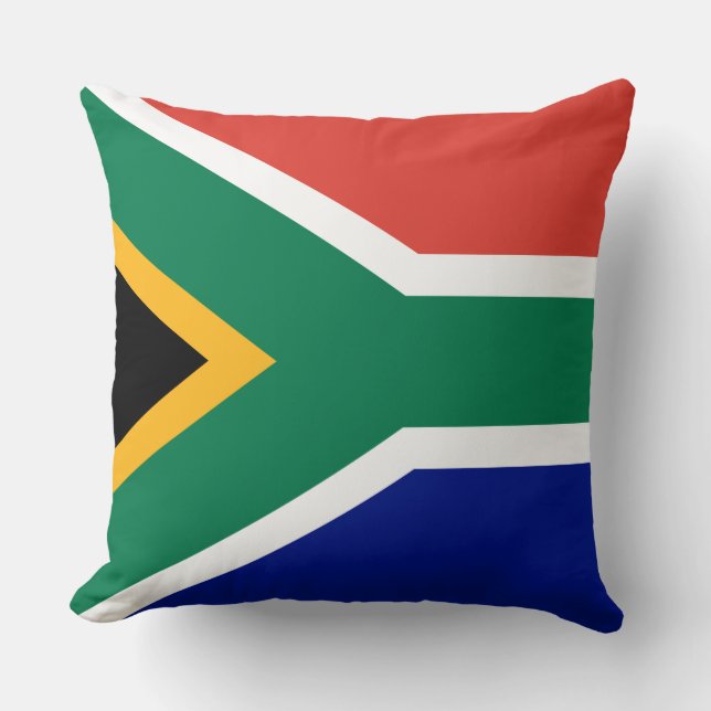 Südafrikanische Flagge Kissen (Vorderseite)