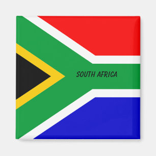 Südafrikanische Flagge Magnet