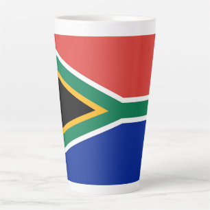 Südafrikanische Flagge Milchtasse