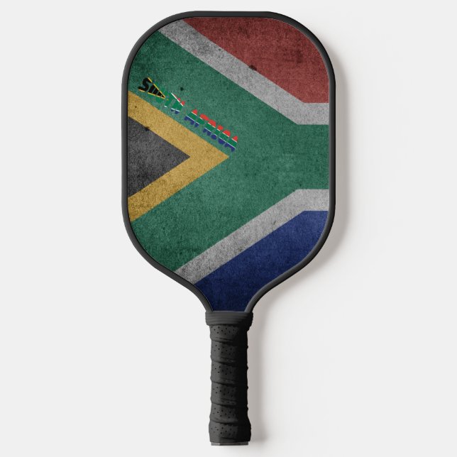 Südafrikanische Flagge Pickleball Schläger (Vorderseite)