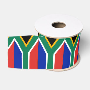 Südafrikanische Flagge Ripsband