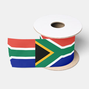 Südafrikanische Flagge Satinband