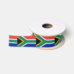 Südafrikanische Flagge Satinband