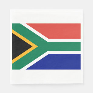 Südafrikanische Flagge Serviette