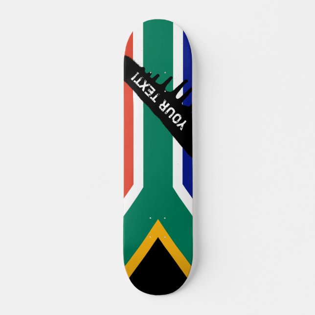 Südafrikanische Flagge Skateboard (Vorne)