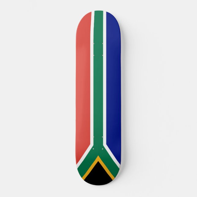 Südafrikanische Flagge Skateboard (Vorderseite)