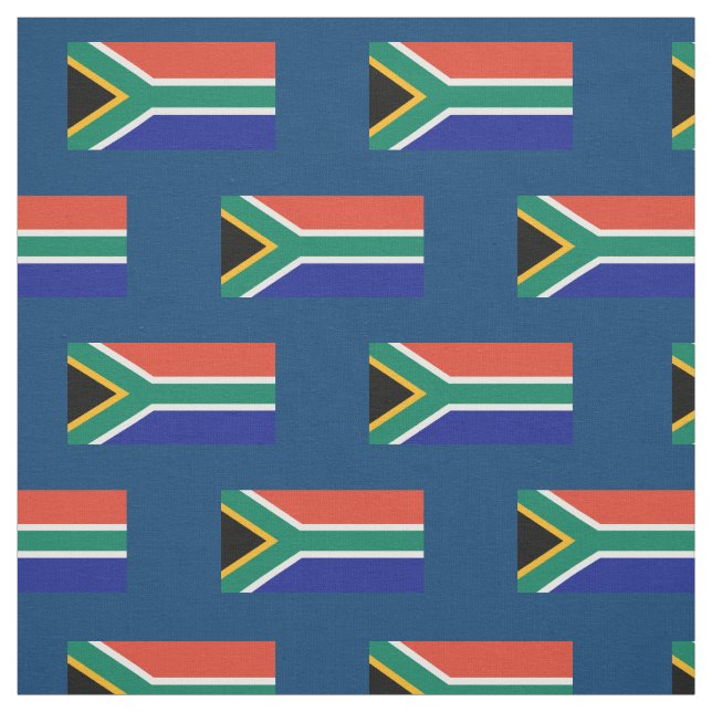 Südafrikanische Flagge Stoff (Muster)