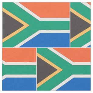 Südafrikanische Flagge Stoff